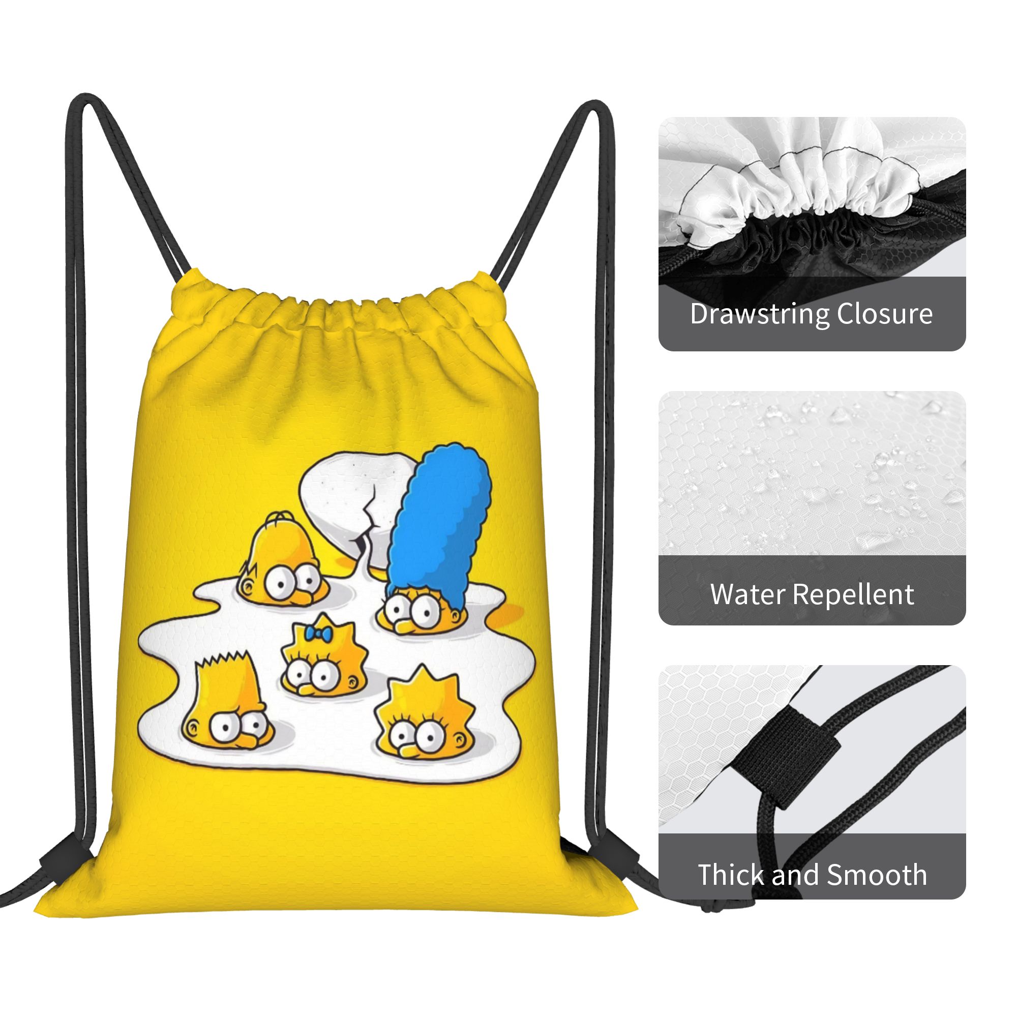 Рюкзак-мешок на шнурке с мульт – обзор и цена Drawstring Gym Bag