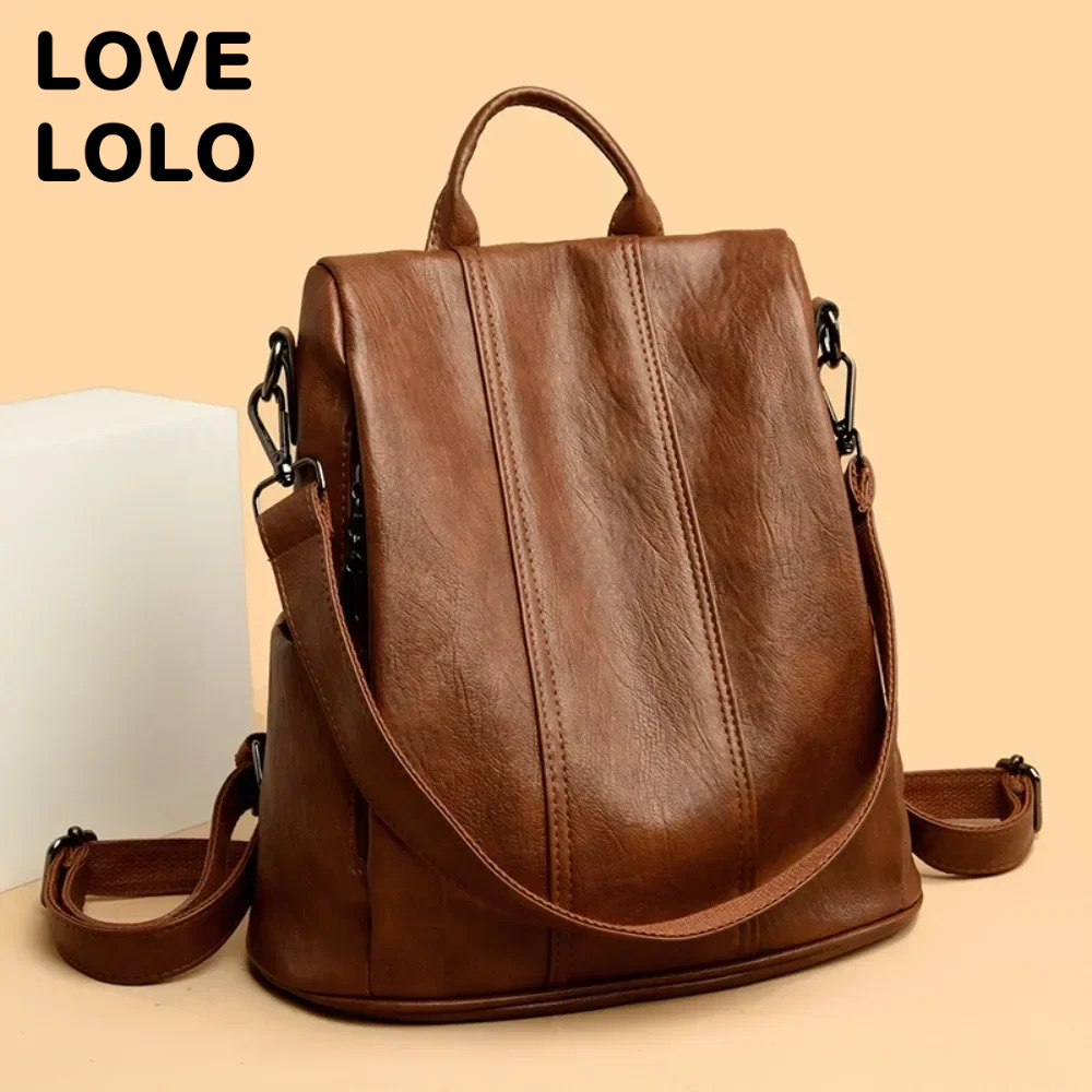 НОВЫЙ противоугонный рюкзак дл – обзор и цена Leather Backpack Vintage